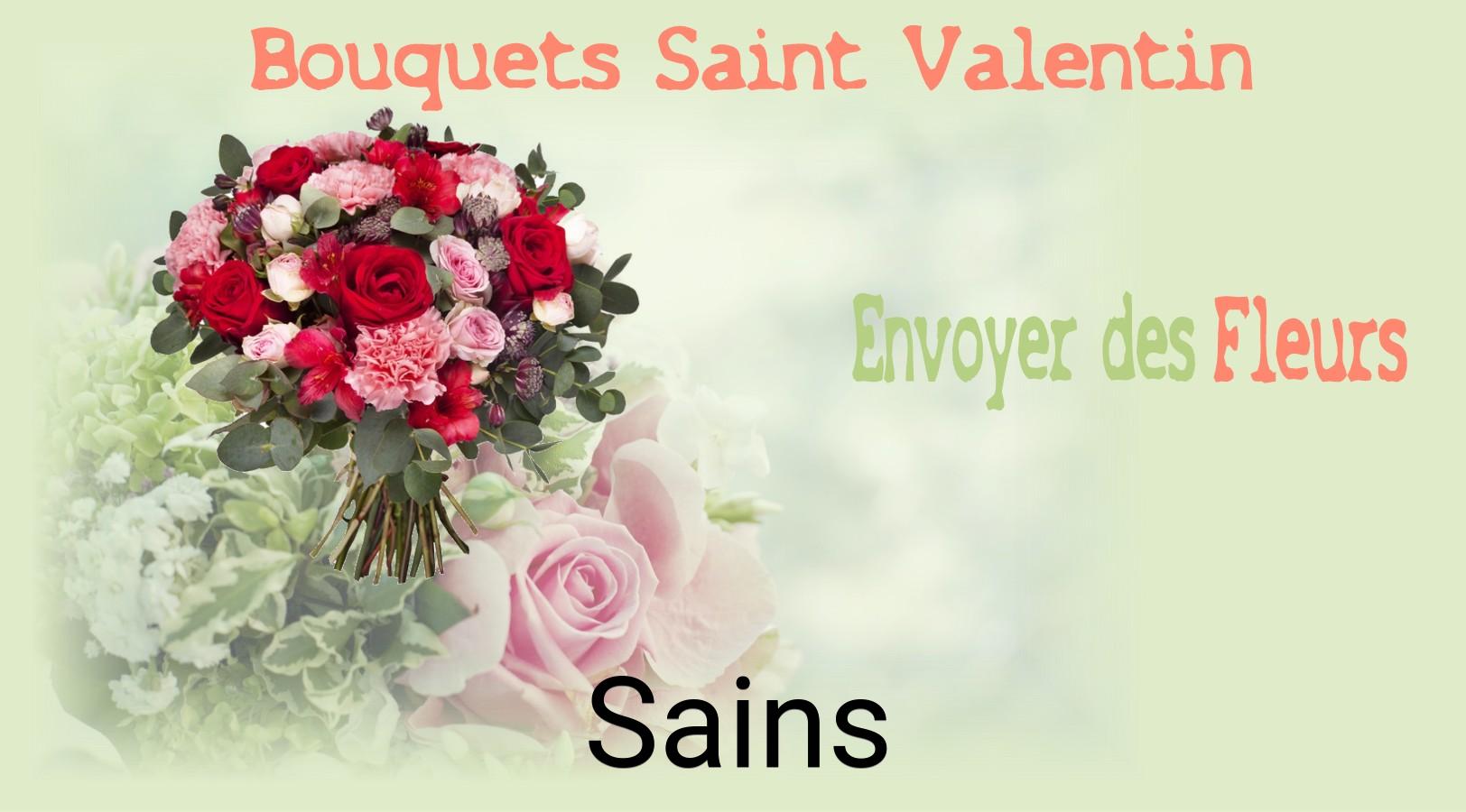 Roses de Saint-Valentin livrées à Sains